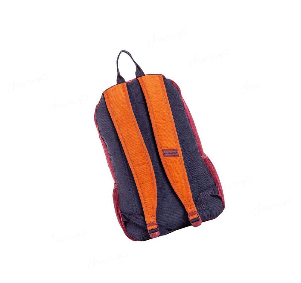 Mochilas Skechers Corduroy Adventure Niño Azul Marino Rojas | T230K_AR