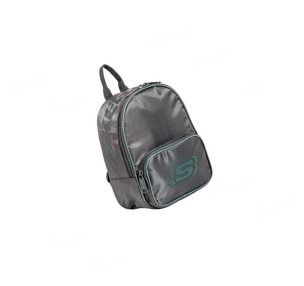 Mochilas Skechers SKX Logo Mini Mujer Gris | AT19B_AR