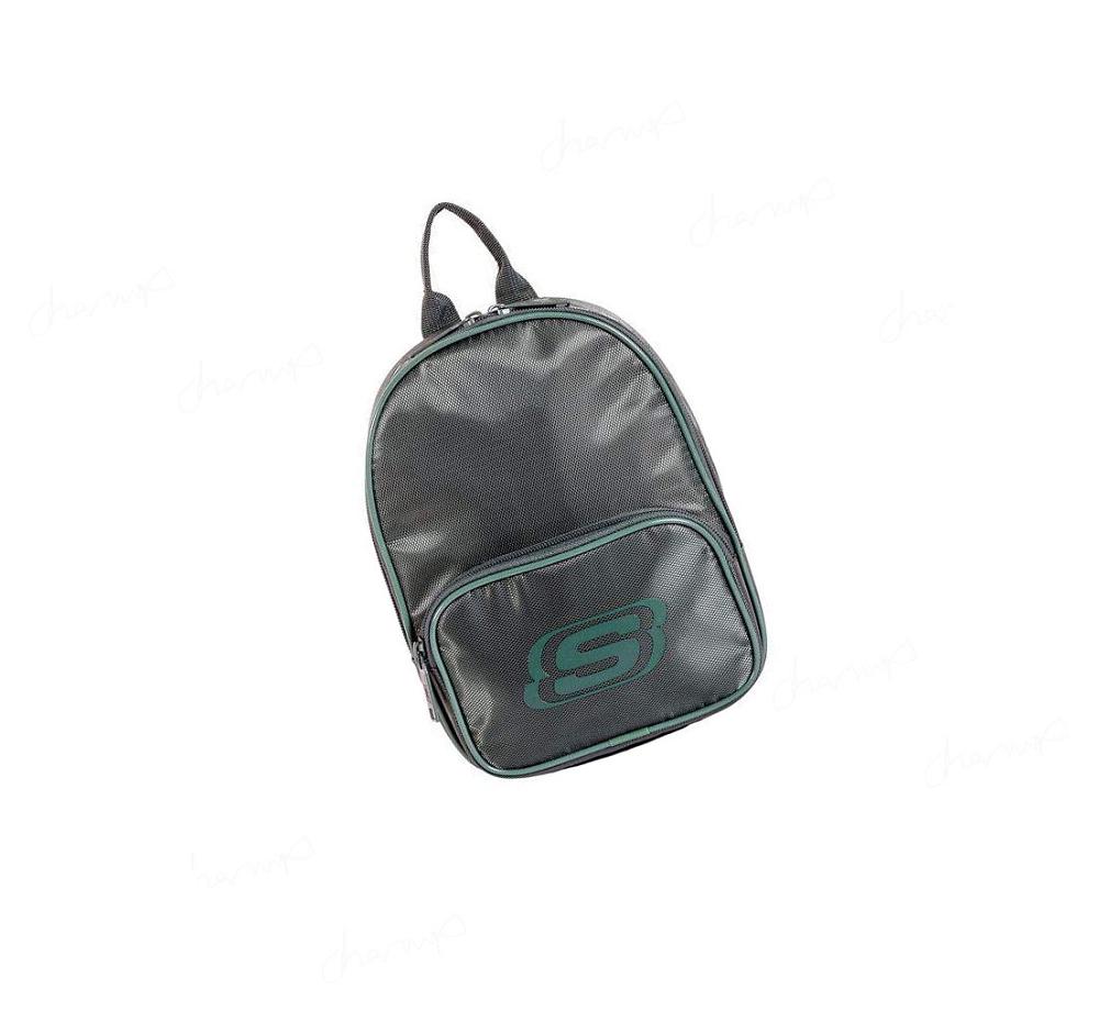 Mochilas Skechers SKX Logo Mini Mujer Gris | AT19B_AR