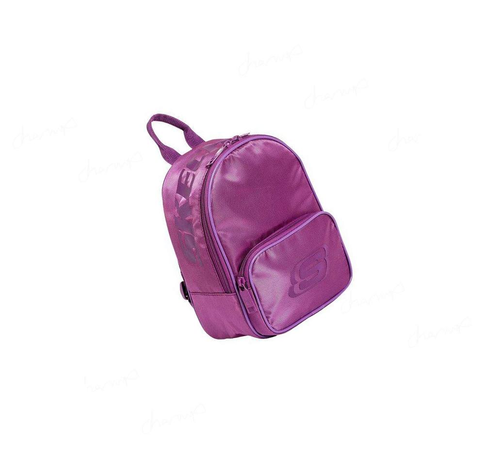 Mochilas Skechers SKX Logo Mini Mujer Moradas | AT090_AR