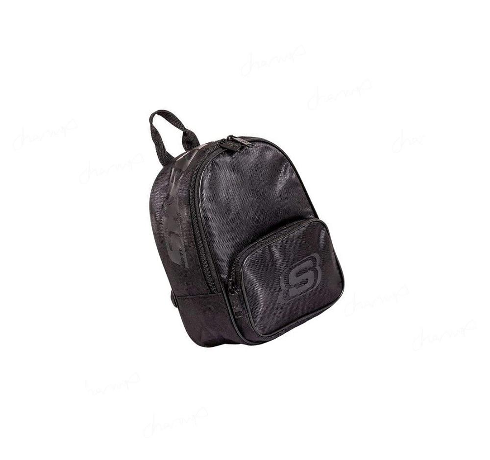 Mochilas Skechers SKX Logo Mini Mujer Negras | AT225_AR