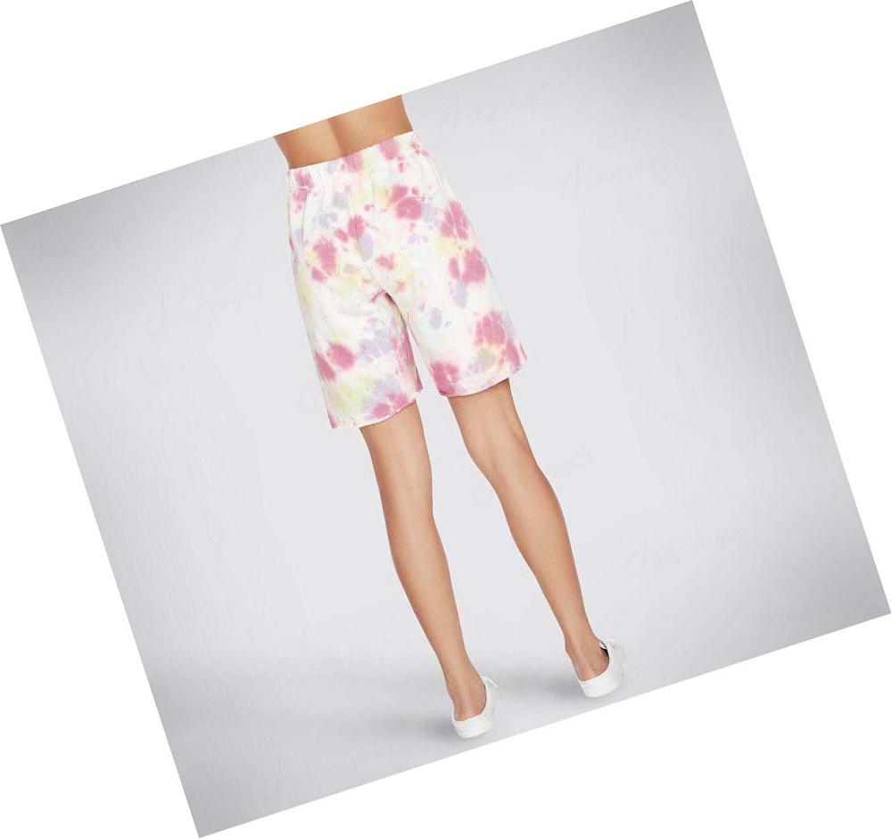 Pantalones Cortos Skechers BOBS Confetti Furmuda Mujer Rosas Multicolor | 58AAR_AR