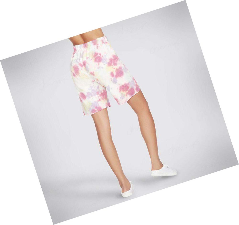 Pantalones Cortos Skechers BOBS Confetti Furmuda Mujer Rosas Multicolor | 58AAR_AR