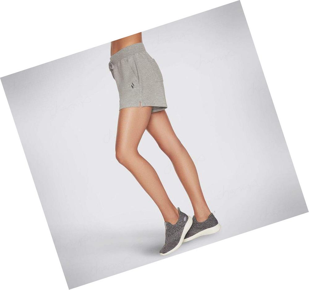 Pantalones Cortos Skechers Getaway Mujer Gris | 59AAC_AR