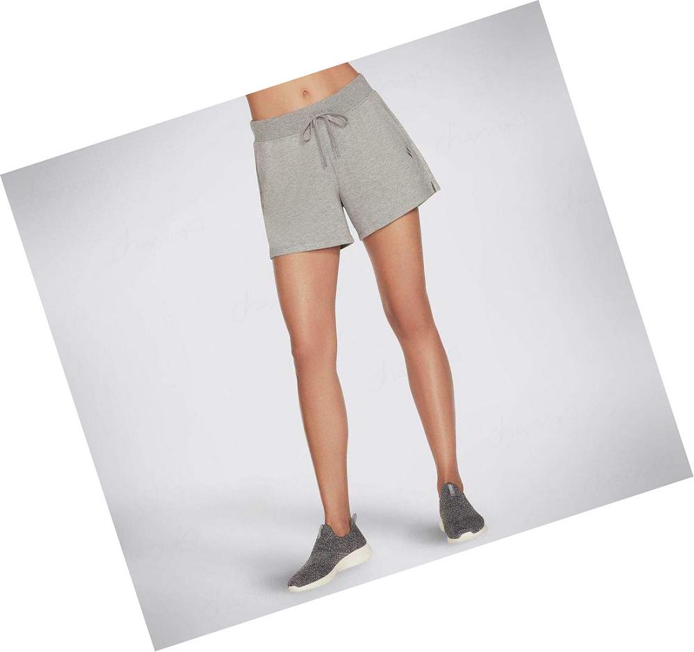 Pantalones Cortos Skechers Getaway Mujer Gris | 59AAC_AR