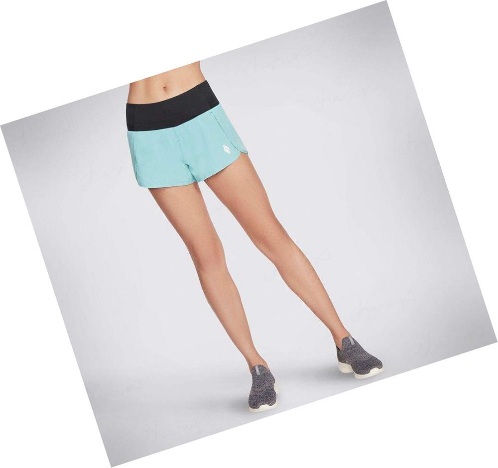 Pantalones Cortos Skechers Going Places Run Mujer Turquesa | 58ATD_AR