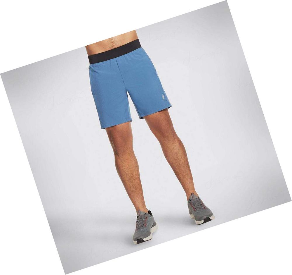 Pantalones Cortos Skechers Movement 7 Inch II Hombre Azules | 3562A_AR