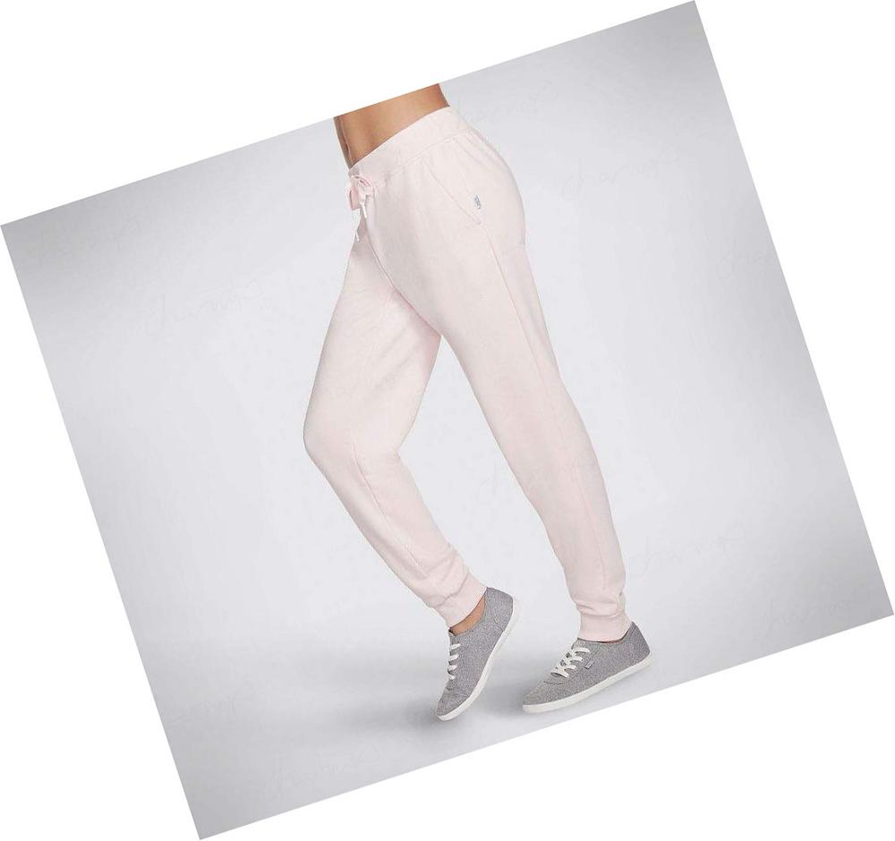 Pantalones Jogger Skechers BOBS French Terry Mujer Rosas | 5AAAS_AR