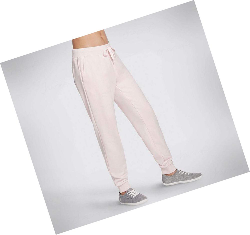 Pantalones Jogger Skechers BOBS French Terry Mujer Rosas | 5AAAS_AR