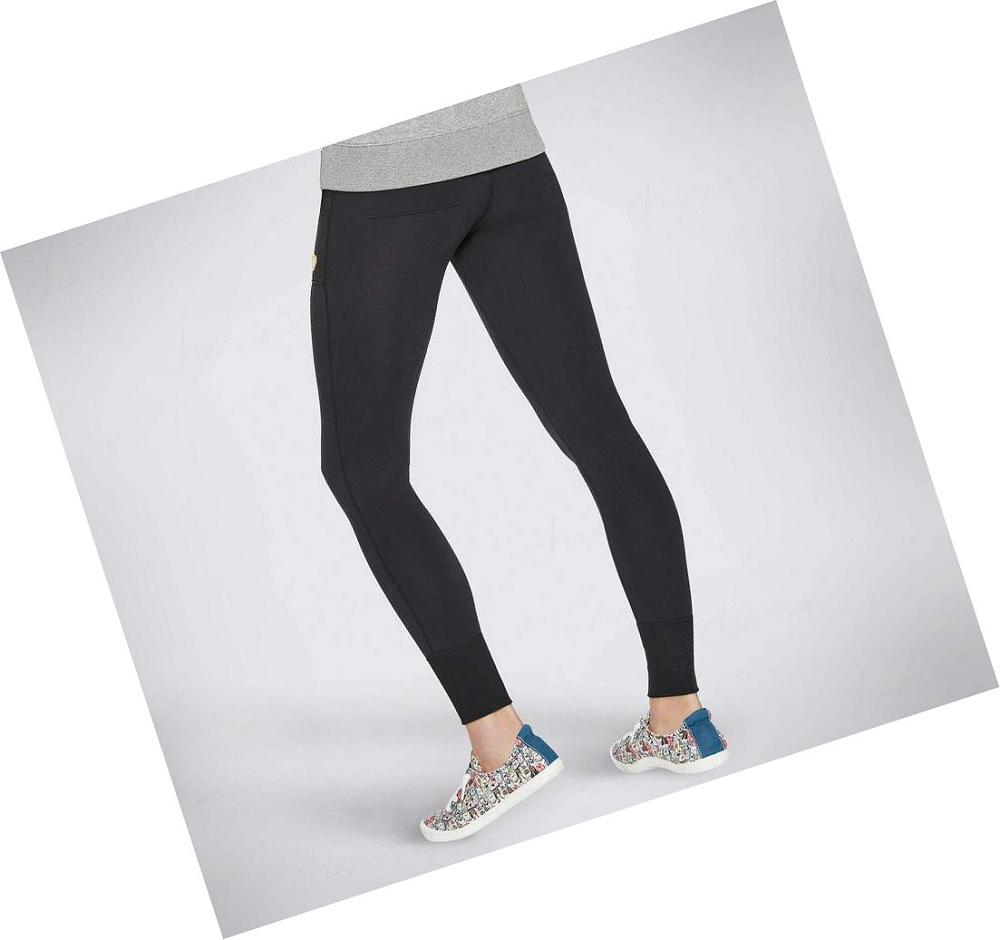 Pantalones Jogger Skechers BOBS Mujer Negras | 5T69D_AR