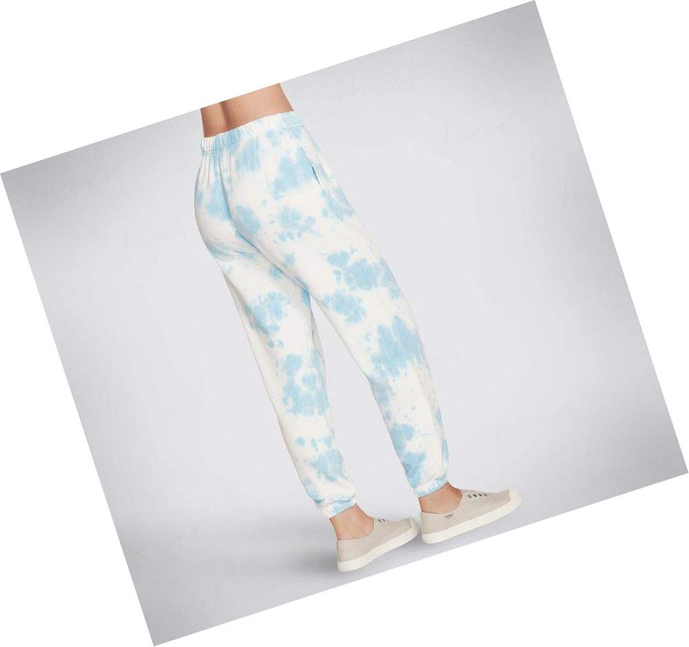 Pantalones Jogger Skechers BOBS Purrrfect Agua Mujer Azules | 518AS_AR