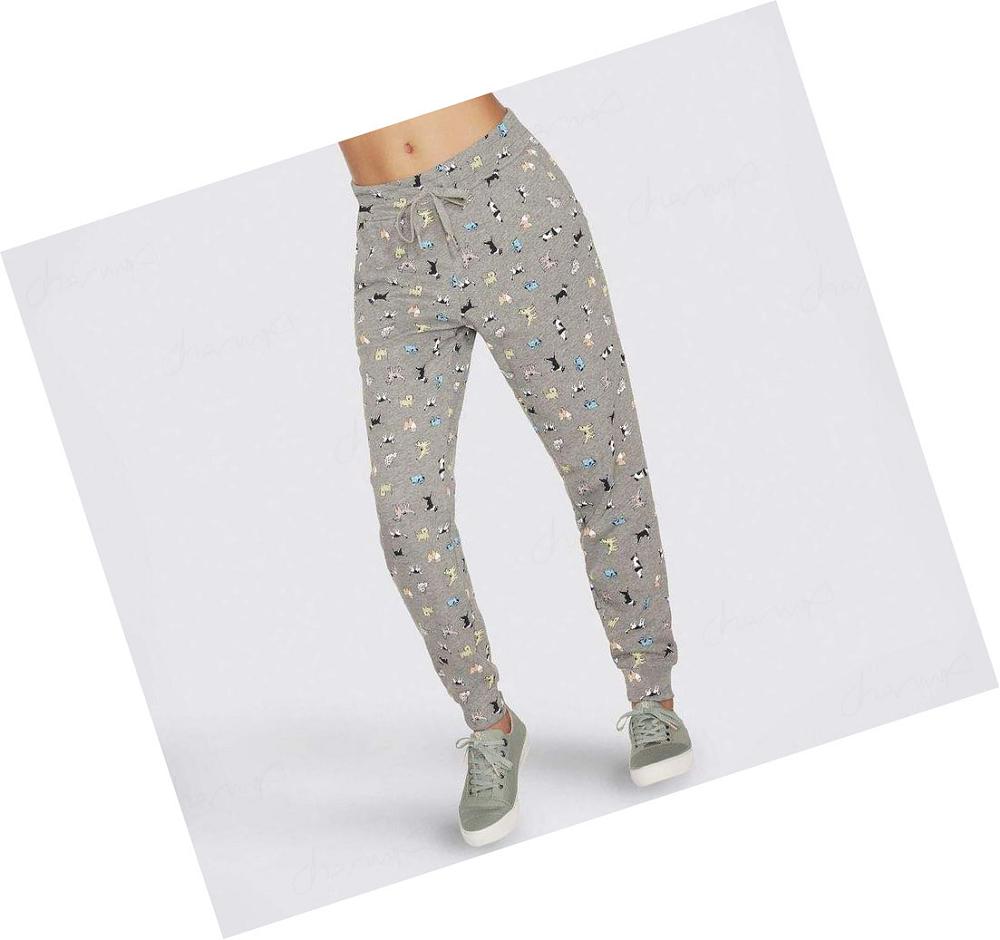 Pantalones Jogger Skechers BOBS Spotted Dog Mujer Gris | 5259A_AR