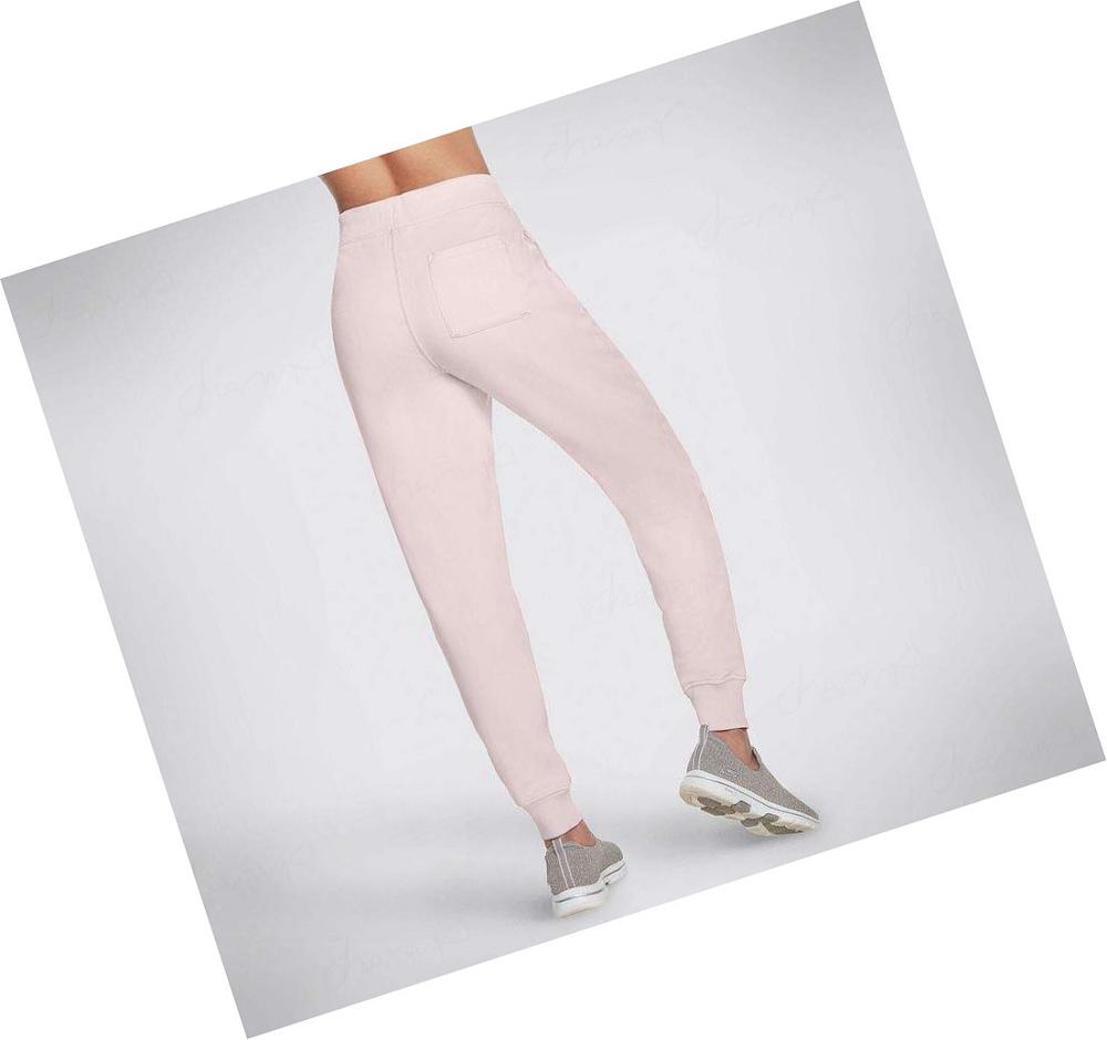 Pantalones Jogger Skechers Diamond Mujer Rosas | 528AL_AR