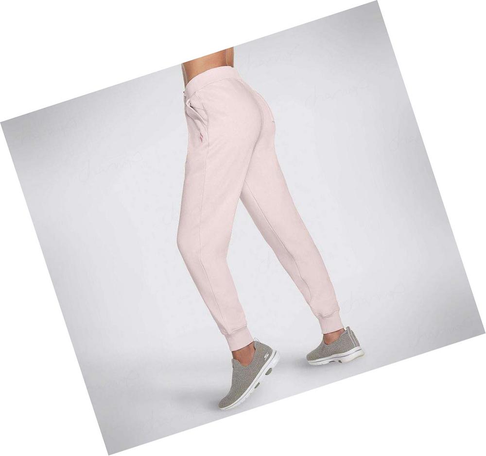 Pantalones Jogger Skechers Diamond Mujer Rosas | 528AL_AR