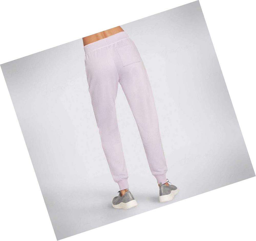 Pantalones Jogger Skechers Diamond Mujer Lavanda | 529AC_AR