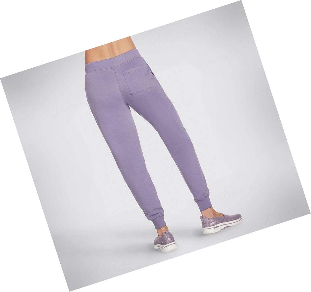 Pantalones Jogger Skechers Diamond Mujer Moradas | 53090_AR