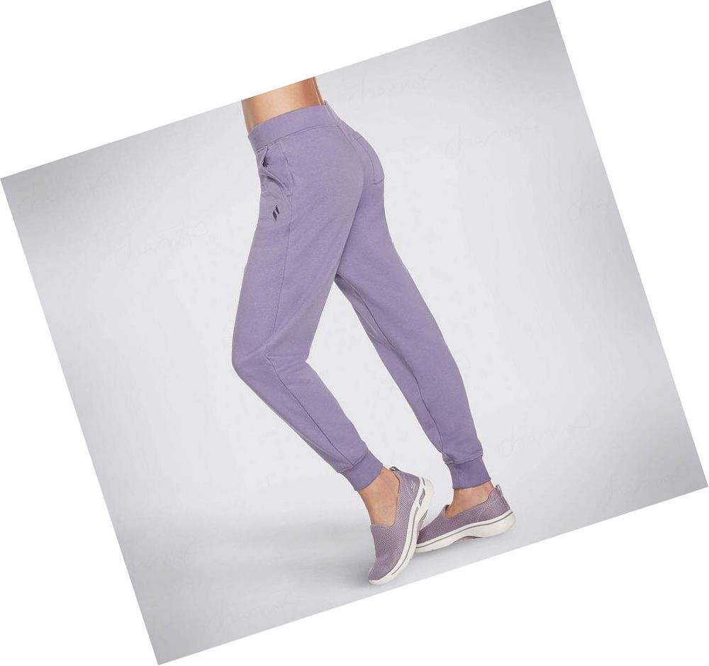 Pantalones Jogger Skechers Diamond Mujer Moradas | 53090_AR