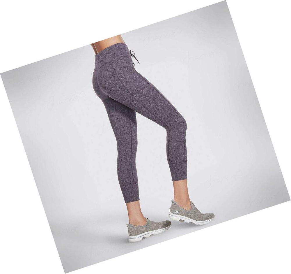 Pantalones Jogger Skechers GOlounge GOFLEX Luxe Mujer Moradas | 5622L_AR