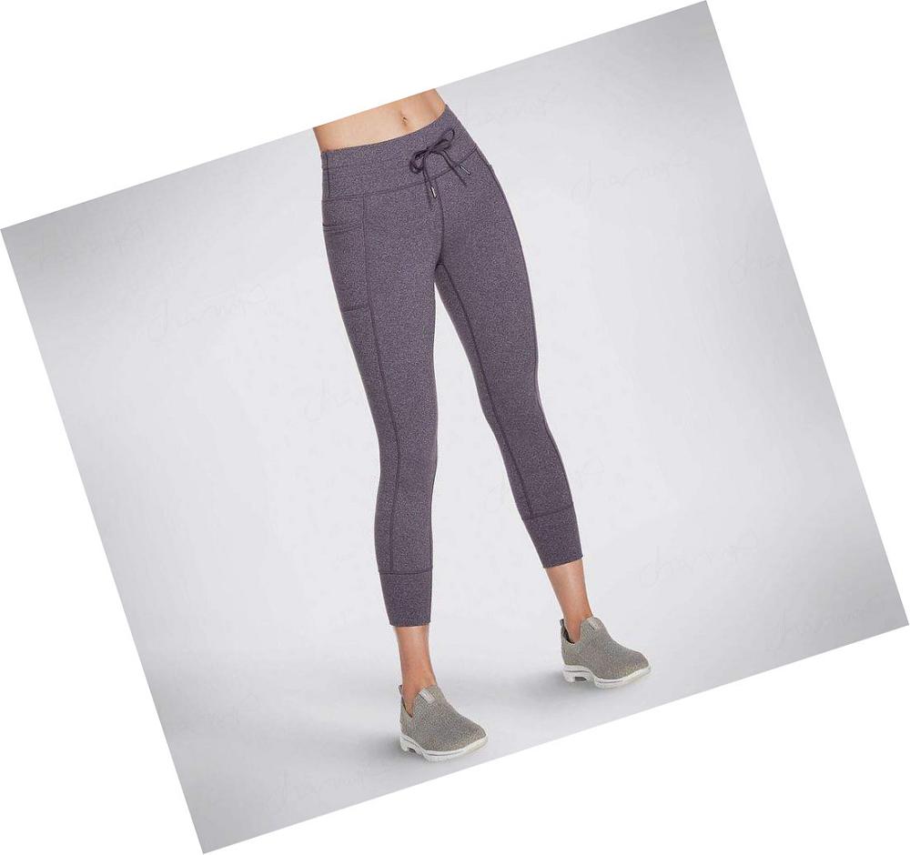 Pantalones Jogger Skechers GOlounge GOFLEX Luxe Mujer Moradas | 5622L_AR