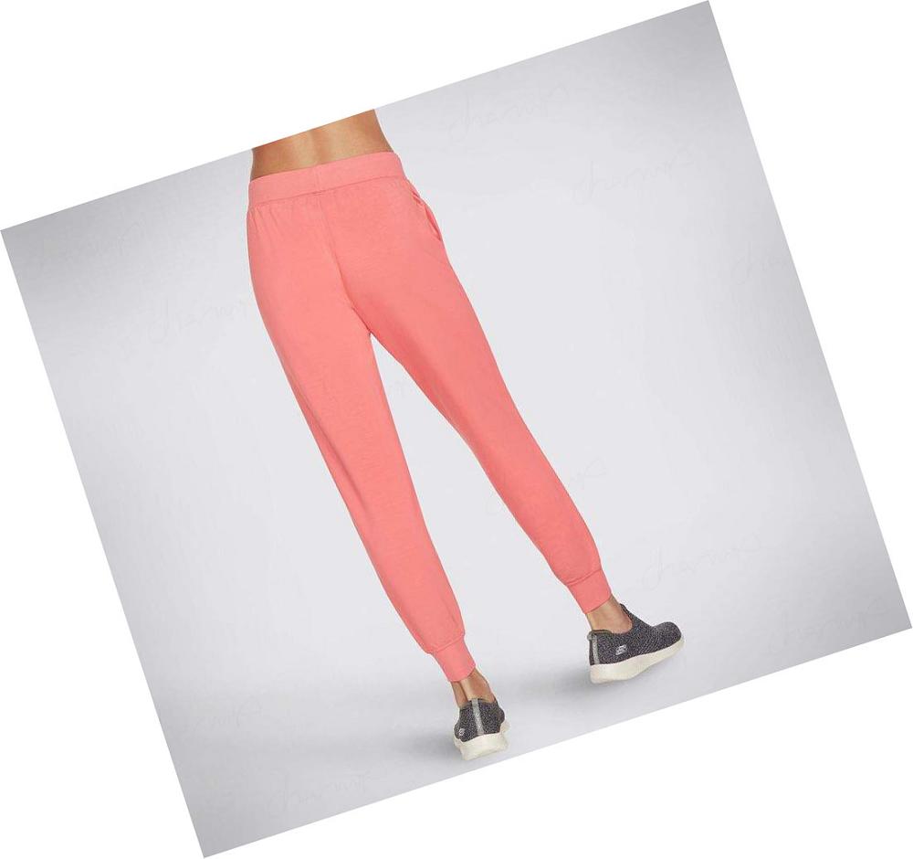 Pantalones Jogger Skechers SKECHLUXE Restful Mujer Coral | 538AK_AR