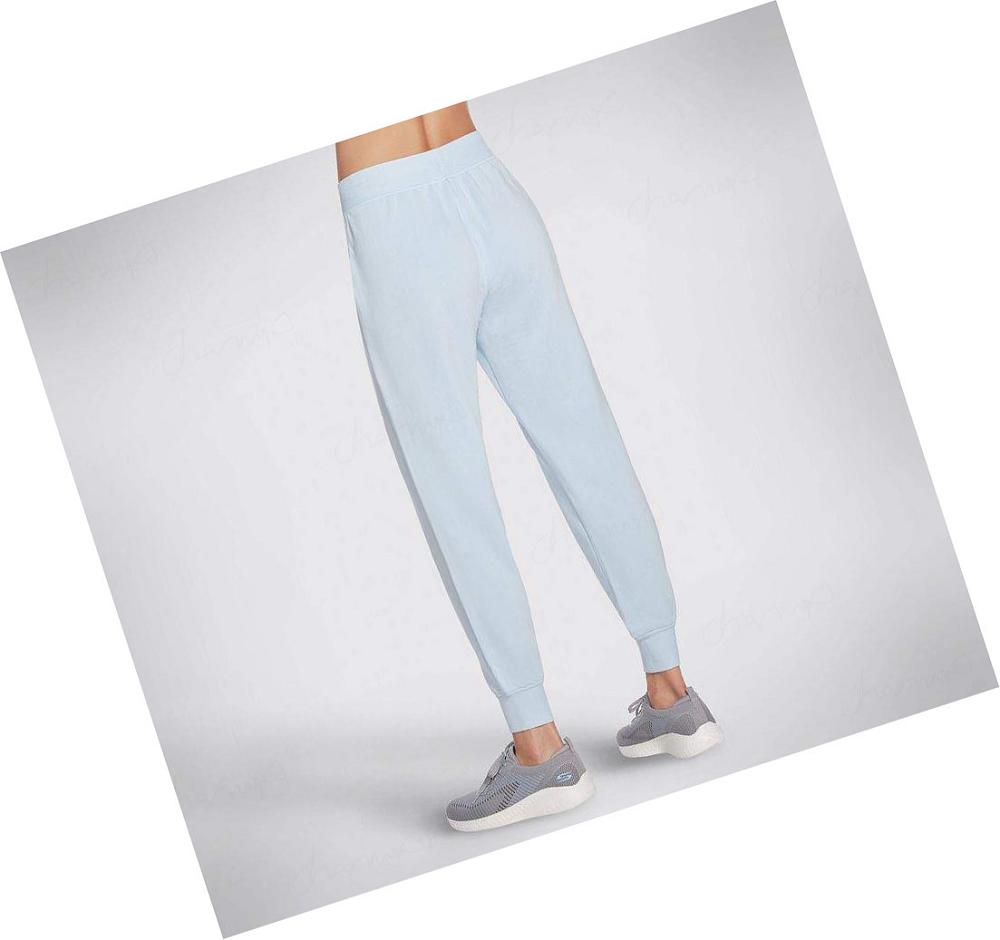 Pantalones Jogger Skechers SKECHLUXE Restful Mujer Azules | 539TB_AR