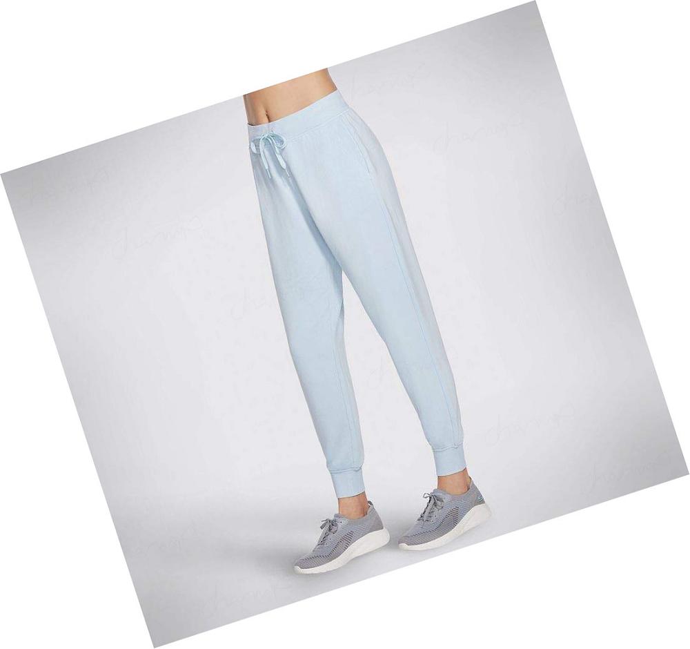 Pantalones Jogger Skechers SKECHLUXE Restful Mujer Azules | 539TB_AR