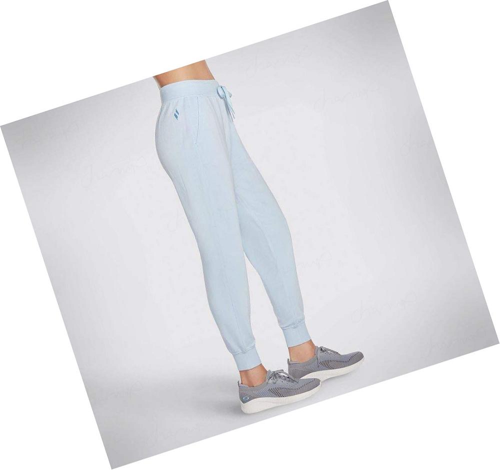 Pantalones Jogger Skechers SKECHLUXE Restful Mujer Azules | 539TB_AR