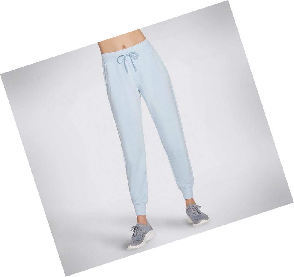 Pantalones Jogger Skechers SKECHLUXE Restful Mujer Azules | 539TB_AR