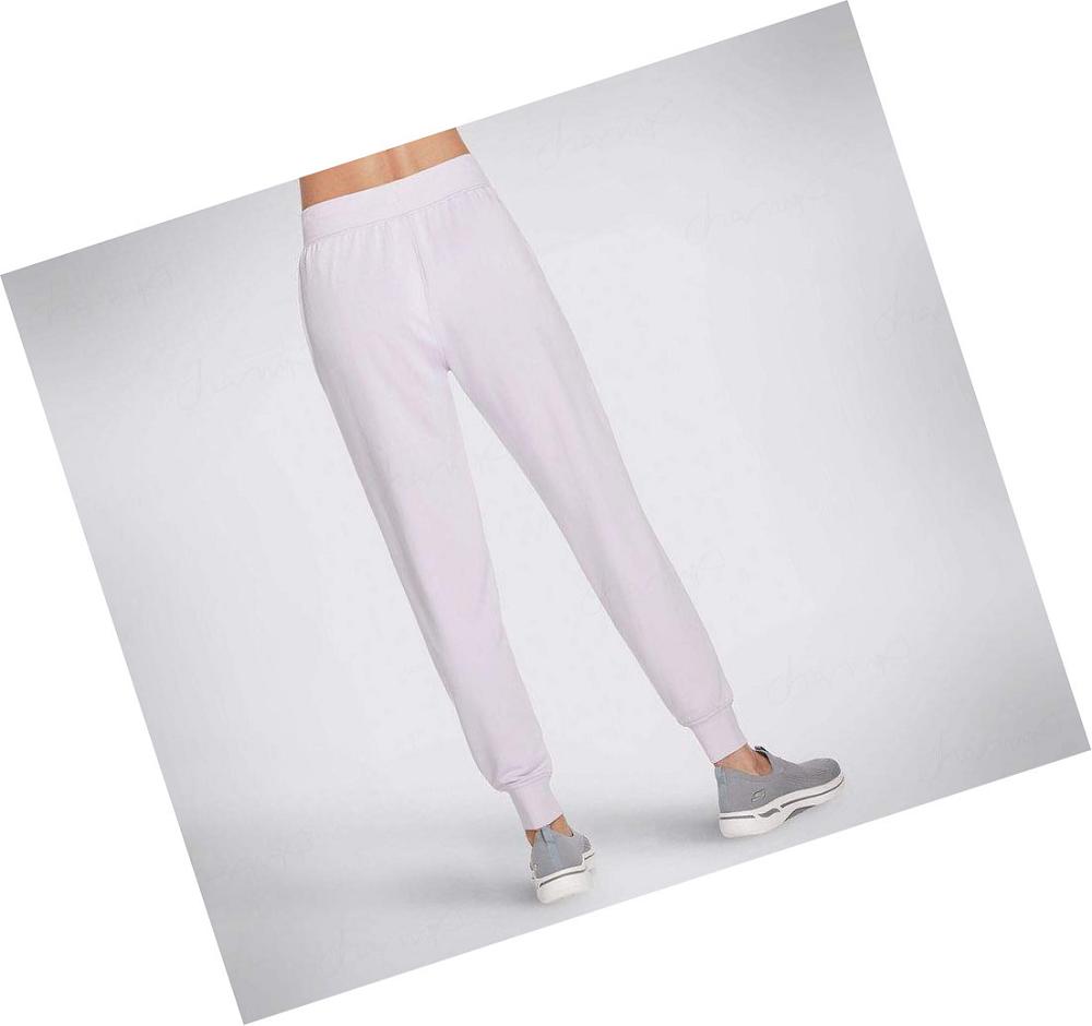 Pantalones Jogger Skechers SKECHLUXE Restful Mujer Lavanda | 53ATD_AR