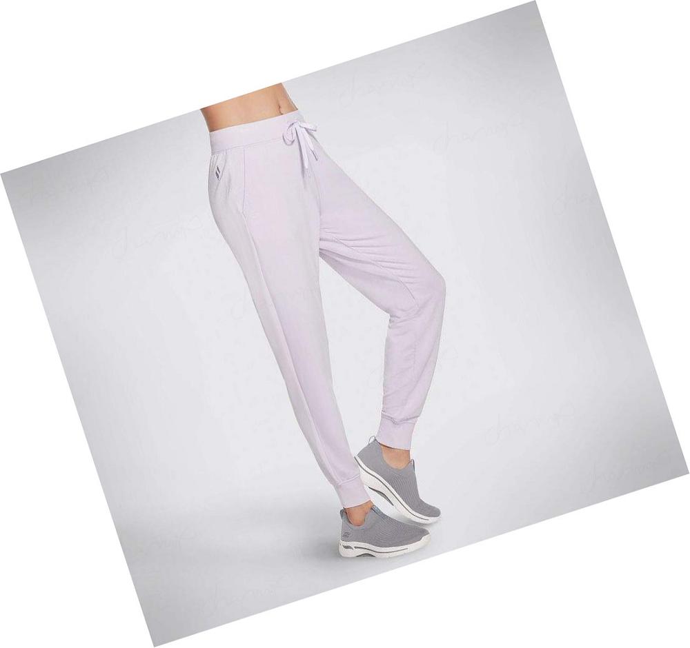 Pantalones Jogger Skechers SKECHLUXE Restful Mujer Lavanda | 53ATD_AR