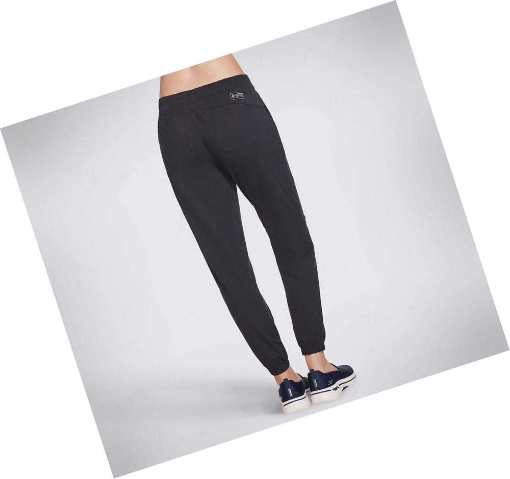 Pantalones Jogger Skechers Skech-Knit Midrise Mujer Negras | 5222B_AR