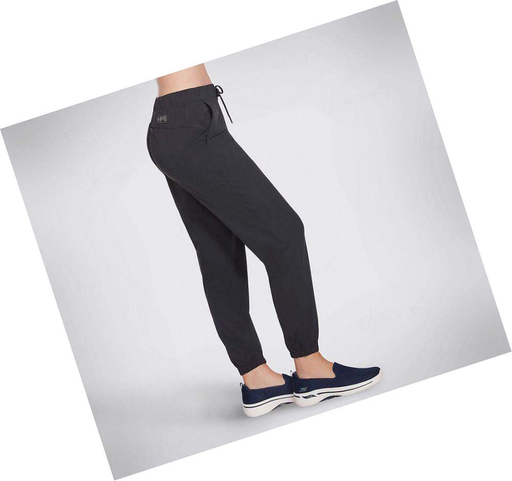 Pantalones Jogger Skechers Skech-Knit Midrise Mujer Negras | 5222B_AR