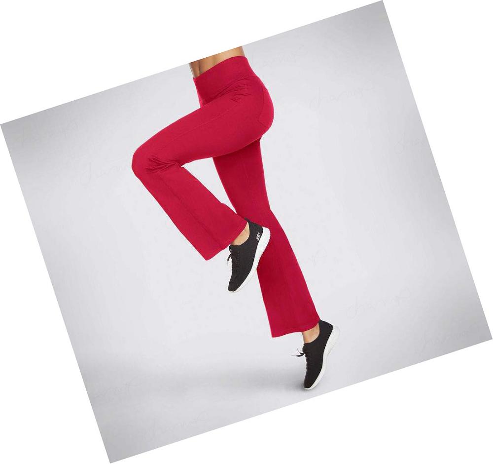 Pantalones Skechers GOWALK Evolution Mujer Rojas | 6369Q_AR