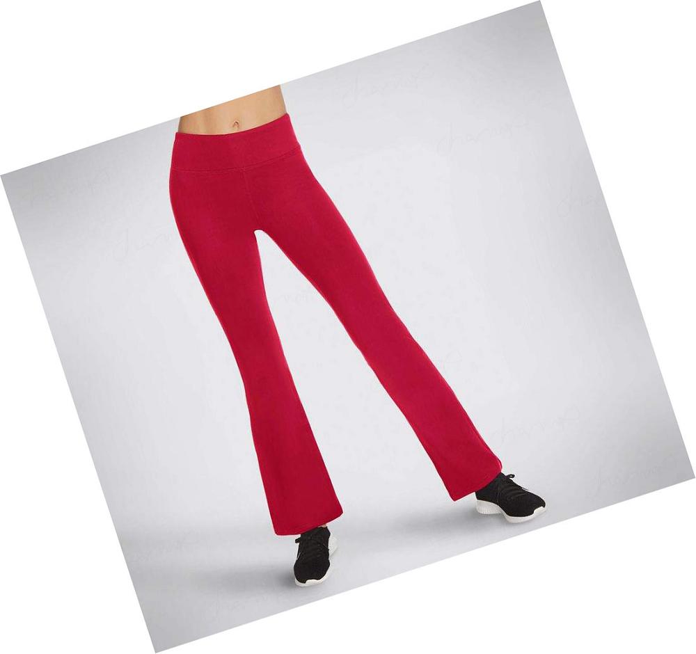 Pantalones Skechers GOWALK Evolution Mujer Rojas | 6369Q_AR