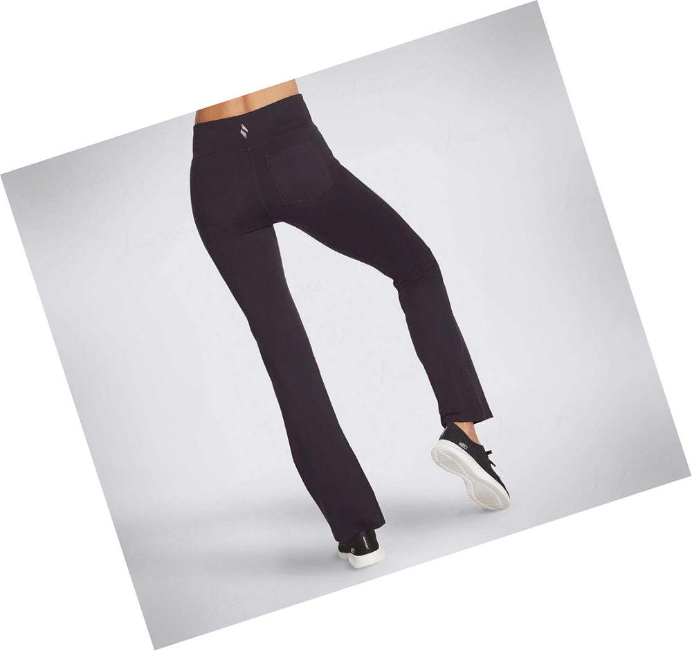 Pantalones Skechers GOWALK Evolution Mujer Negras | 638AL_AR