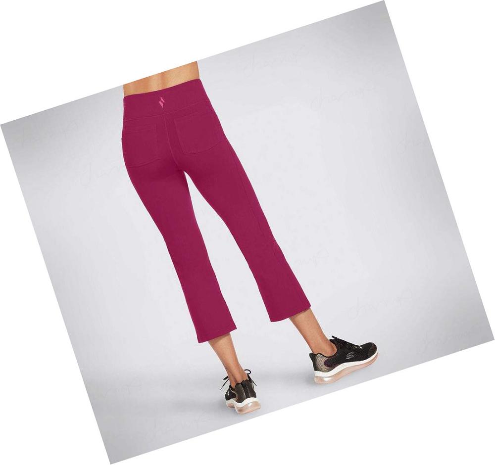 Pantalones Skechers GOWALK Lite Mujer Rojas | 609AS_AR