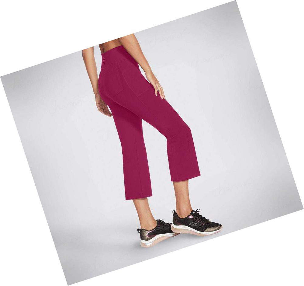 Pantalones Skechers GOWALK Lite Mujer Rojas | 609AS_AR