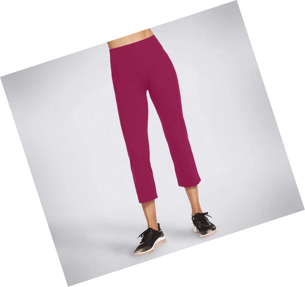 Pantalones Skechers GOWALK Lite Mujer Rojas | 609AS_AR