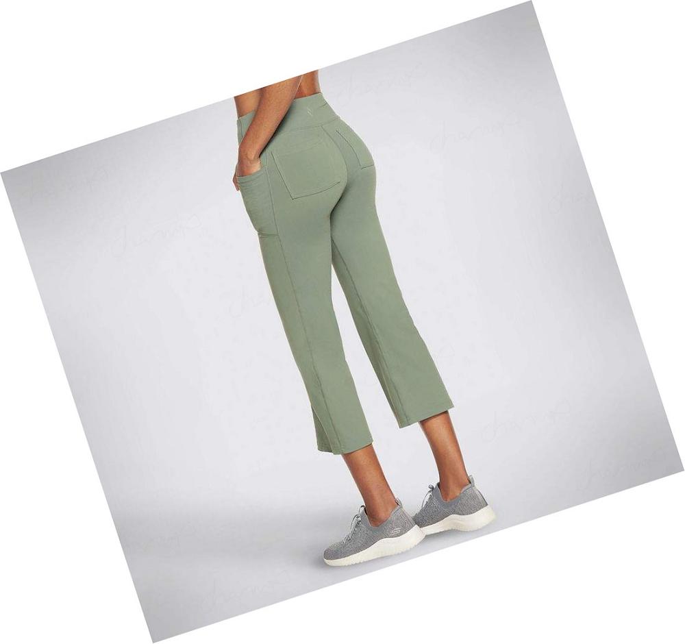 Pantalones Skechers GOWALK Lite Mujer Verde | 609T8_AR