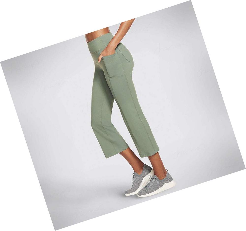 Pantalones Skechers GOWALK Lite Mujer Verde | 609T8_AR