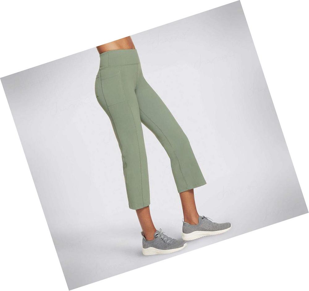 Pantalones Skechers GOWALK Lite Mujer Verde | 609T8_AR