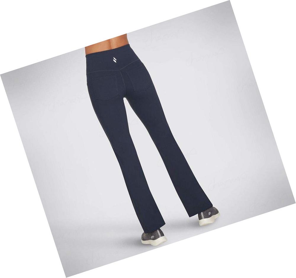 Pantalones Skechers GO WALK Evolution II Flare Mujer Azul Marino | 5519A_AR