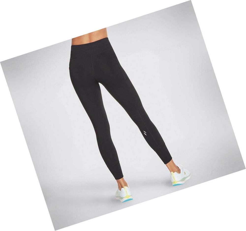 Pantalones Skechers GO WALK Jogging Mujer Negras | 56T2W_AR