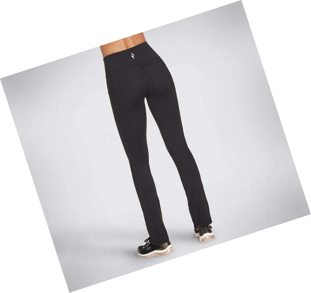 Pantalones Skechers GO WALK Joy Altas Length Mujer Negras | 61AT3_AR