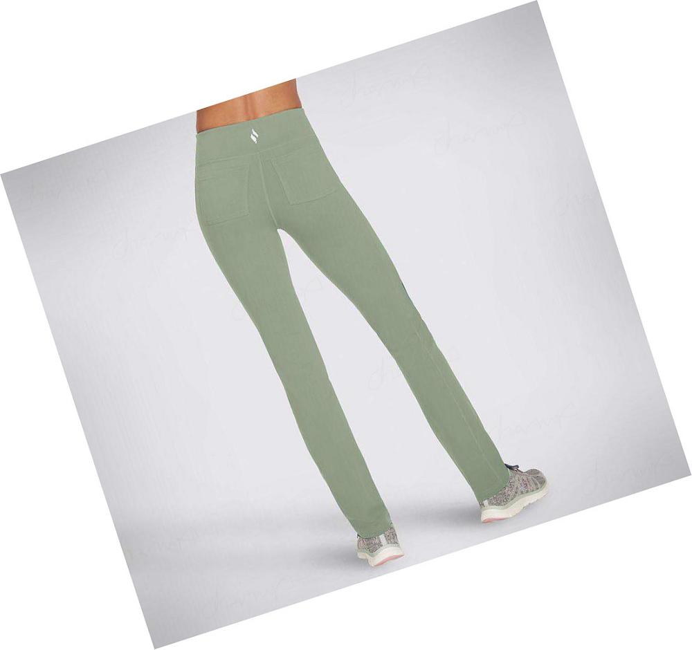 Pantalones Skechers GO WALK Joy Regular Length Mujer Verde | 5559G_AR