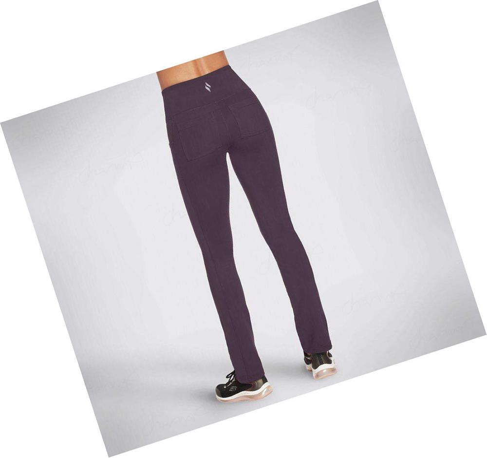 Pantalones Skechers GO WALK Joy Regular Length Mujer Moradas Oscuro | 55T2L_AR