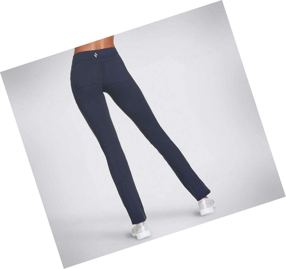 Pantalones Skechers GO WALK OG Altas Length Mujer Azul Marino | 639T0_AR