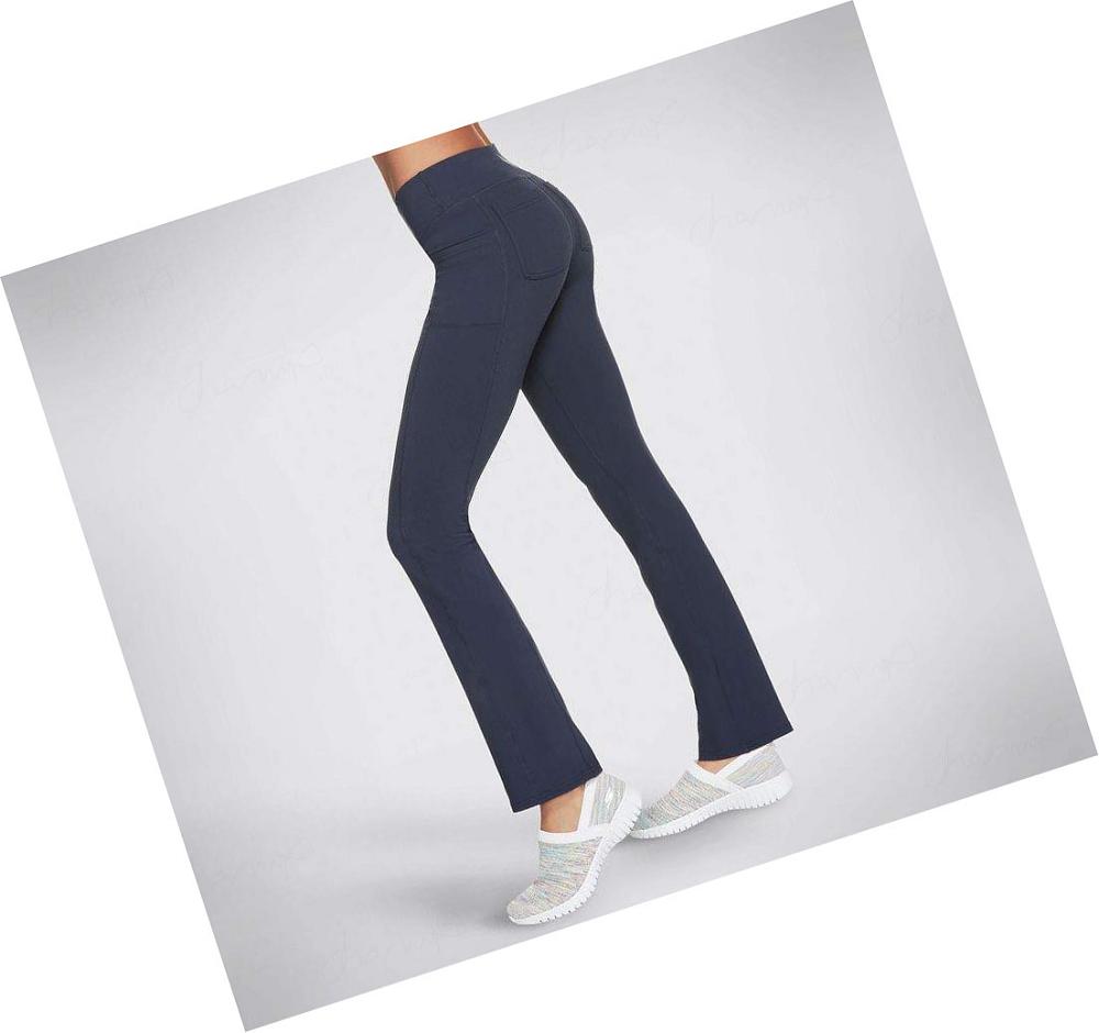 Pantalones Skechers GO WALK OG Altas Length Mujer Azul Marino | 639T0_AR