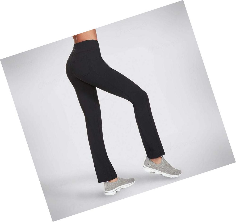 Pantalones Skechers GO WALK OG Petite Length Mujer Negras | 6AAAB_AR