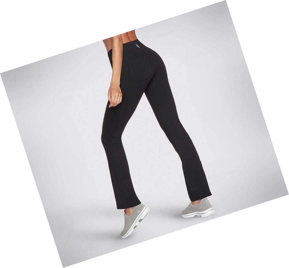 Pantalones Skechers GO WALK OG Regular Length Mujer Negras | 6A9AR_AR